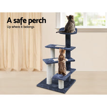 Load image into Gallery viewer, 9 i.Pet Cat Tree 100cm Trees Scratching Post Scratcher Tower Condo House Furniture Wood Steps Aus