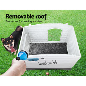 i.Pet Weatherproof Dog Kennel - Blue Aus