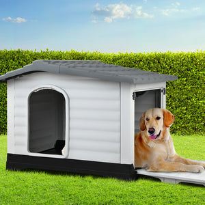 i.Pet Extra Extra Large Dog Kennel - Grey Aus