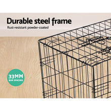 Load image into Gallery viewer, i.Pet 24inch Pet Cage - Black Aus