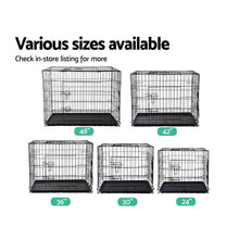 Load image into Gallery viewer, i.Pet 30inch Pet Cage - Black