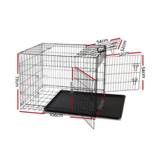 Load image into Gallery viewer, i.Pet 42inch Pet Cage - Black Aus