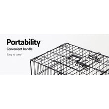 Load image into Gallery viewer, i.Pet 48inch Pet Cage - Black