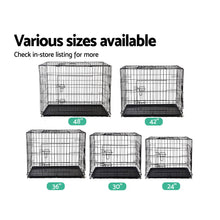 Load image into Gallery viewer, i.Pet 48inch Pet Cage - Black