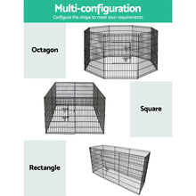 Load image into Gallery viewer, i.Pet 36&quot; 8 Panel Pet Dog Playpen Puppy Exercise Cage Enclosure Play Pen Fence Aus