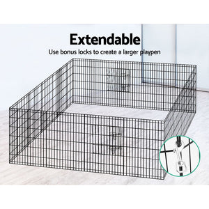 i.Pet 36" 8 Panel Pet Dog Playpen Puppy Exercise Cage Enclosure Play Pen Fence Aus