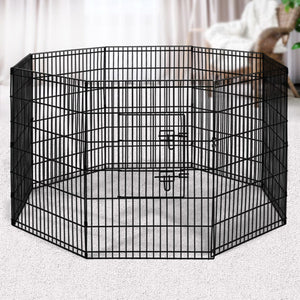 i.Pet 2X36" 8 Panel Pet Dog Playpen Puppy Exercise Cage Enclosure Fence Play Pen Aus