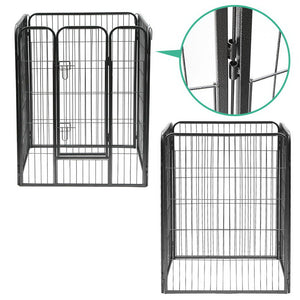 i.Pet 8 Panel Pet Dog Playpen Puppy Exercise Cage Enclosure Fence Play Pen 80x100cm Aus