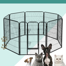 Load image into Gallery viewer, i.Pet 8 Panel Pet Dog Playpen Puppy Exercise Cage Enclosure Fence Play Pen 80x100cm Aus