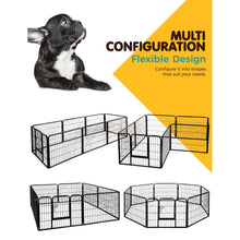 Load image into Gallery viewer, i.Pet 8 Panel Pet Dog Playpen Puppy Exercise Cage Enclosure Fence Play Pen 80x60cm Aus