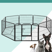 Load image into Gallery viewer, i.Pet 8 Panel Pet Dog Playpen Puppy Exercise Cage Enclosure Fence Play Pen 80x60cm Aus