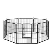 i.Pet 8 Panel Pet Dog Playpen Puppy Exercise Cage Enclosure Fence Play Pen 80x80cm Aus