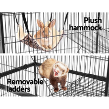 Load image into Gallery viewer, i.Pet 4 Level Rabbit Cage Bird Ferret Parrot Aviary Cat Hamster Castor 142cm Aus