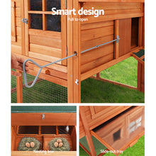 Load image into Gallery viewer, i.Pet Chicken Coop Coops Wooden Rabbit Hutch Hen Chook House Ferret Large Run XL