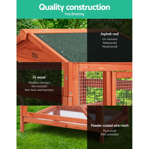 i.Pet Bird Cage Wooden Pet Cages Aviary Large Carrier Travel Canary Cockatoo Parrot XL Aus