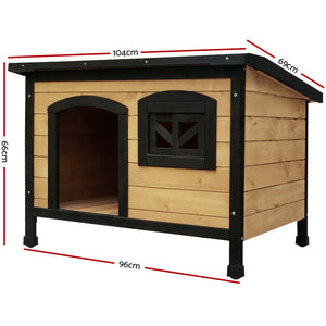 i.Pet Large Wooden Pet Kennel Aus