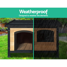 Load image into Gallery viewer, i.Pet Large Wooden Pet Kennel Aus