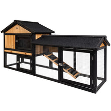 Load image into Gallery viewer, i.Pet Rabbit Hutch Hutches Large Metal Run Wooden Cage Waterproof Outdoor Pet House Chicken Coop Guinea Pig Ferret Chinchilla Hamster 165cm x 52cm x 86cm Aus