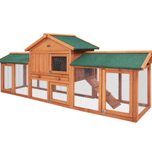 Load image into Gallery viewer, i.Pet Rabbit Hutch Hutches Large Metal Run Wooden Cage Chicken Coop Guinea Pig Aus