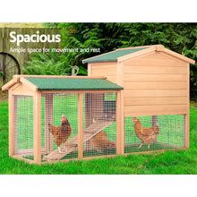 Load image into Gallery viewer, i.Pet 138cm Wide Wooden Pet Coop