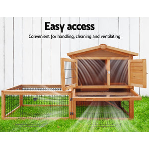 i.Pet 155cm Tall Wooden Pet Coop Aus