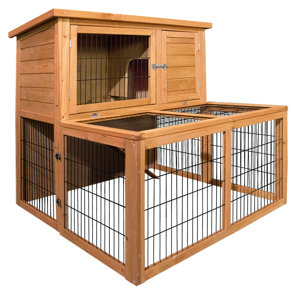 i.Pet 100cm Tall Wooden Pet Coop Aus