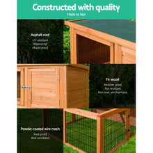 Load image into Gallery viewer, i.Pet 100cm Tall Wooden Pet Coop Aus