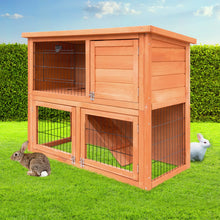 Load image into Gallery viewer, i.Pet Rabbit Hutch Hutches Large Metal Run Wooden Cage Chicken Coop Guinea Pig Aus