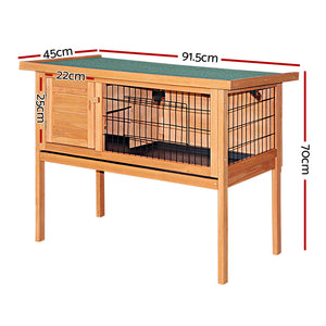 i.Pet 70cm Tall Wooden Pet Coop with Slide out Tray Aus