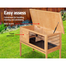 Load image into Gallery viewer, i.Pet 70cm Tall Wooden Pet Coop with Slide out Tray Aus