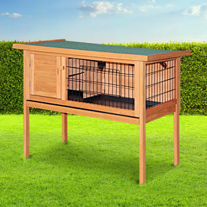 i.Pet 70cm Tall Wooden Pet Coop with Slide out Tray Aus