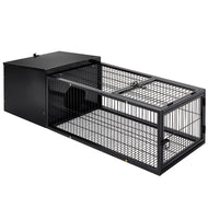 i.Pet Rabbit Cage Hutch Cages Indoor Outdoor Hamster Enclosure Pet Metal Carrier 122CM Length Aus