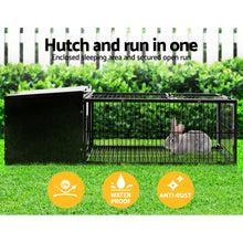 Load image into Gallery viewer, i.Pet Rabbit Cage Hutch Cages Indoor Outdoor Hamster Enclosure Pet Metal Carrier 122CM Length Aus