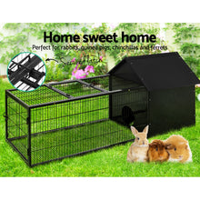 Load image into Gallery viewer, i.Pet Rabbit Cage Hutch Cages Indoor Outdoor Hamster Enclosure Pet Metal Carrier 162CM Length Aus