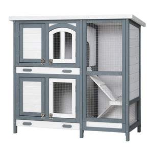 Rabbit Hutch i.pet Large Chicken Coop Wooden House Run Cage Pet