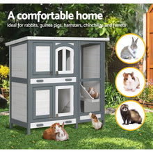 Load image into Gallery viewer, Rabbit Hutch i.pet Large Chicken Coop Wooden House Run Cage Pet Bunny Guinea Pig