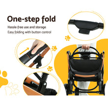 Load image into Gallery viewer, 3.2 i.Pet Pet Stroller Dog Pram Large Cat Carrier Travel Pushchair Foldable 4 Wheels