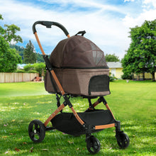 Load image into Gallery viewer, 3.2 i.Pet Pet Stroller Dog Pram Large Cat Carrier Travel Pushchair Foldable 4 Wheels