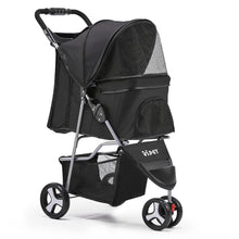 Load image into Gallery viewer, i.Pet 3 Wheel Pet Dog Stroller - Black Aus