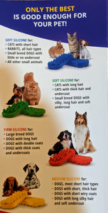 Brush Firm Silicone for Larger Dogs with Long Hair Aus