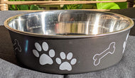 Dogs Bowl Large Charcoal by Bella Aus