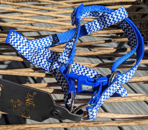 Harness Chevron Small Step In Royal Blue Dogs Aus