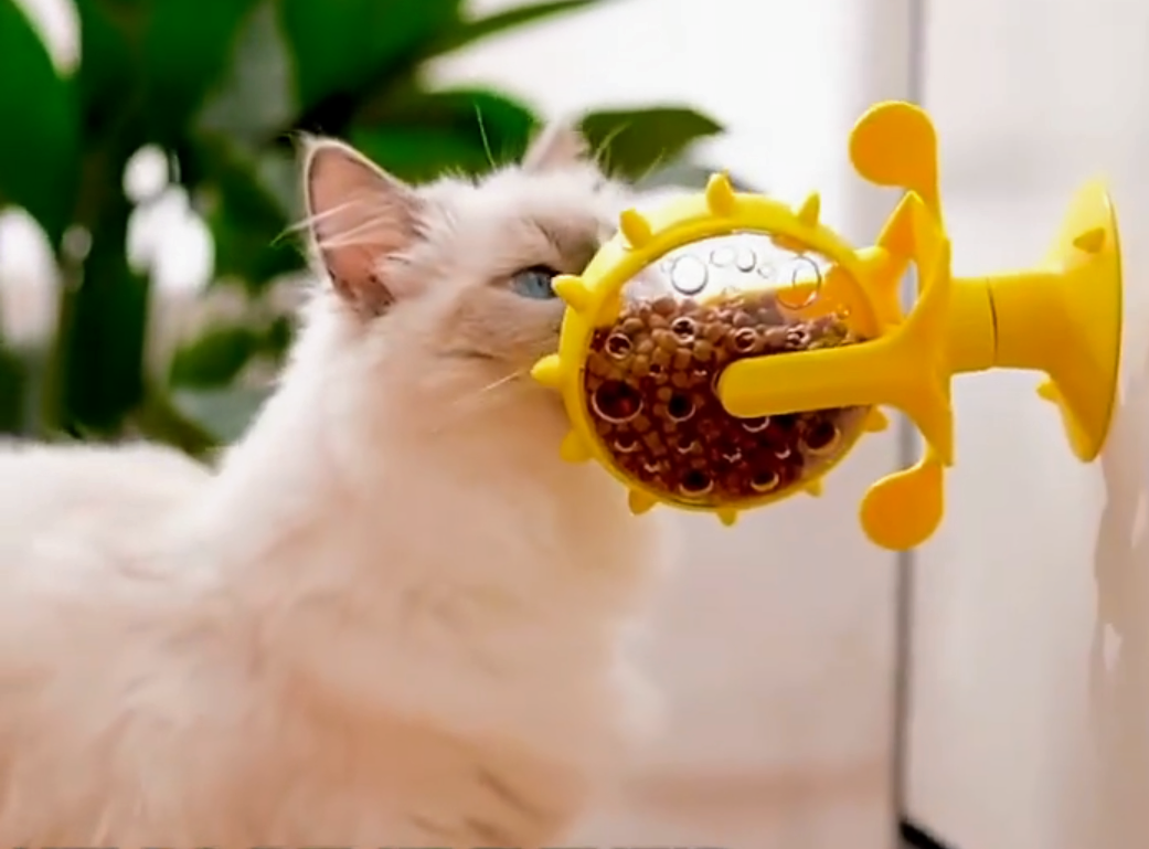 Cat Toy Intelligent Slow Feeder Windmill Aus