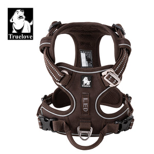 No Pull Harness Brown XL