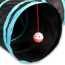 Load image into Gallery viewer, Pet Cat Kitten Puppy 4-Way Tunnel Play Toy Foldable Funny Exercise Tunnel Rabbit