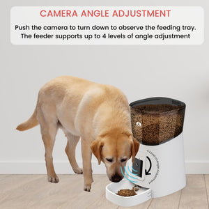 3 Floofi Smart Pet Feeder with Camera - White - FI-FD-109-CX