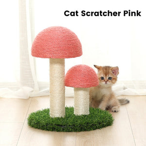 2.1 Floofi Mushroom Cat Scratcher (33cm Pink) FI-CT-105-RN / FI-CT-105-MM