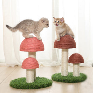 2.1 Floofi Mushroom Cat Scratcher (33cm Pink) FI-CT-105-RN / FI-CT-105-MM