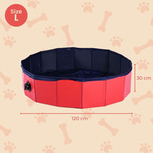 Load image into Gallery viewer, 1 Floofi Pet Pool 120cm*30cm XL Red FI-SB-105-SG