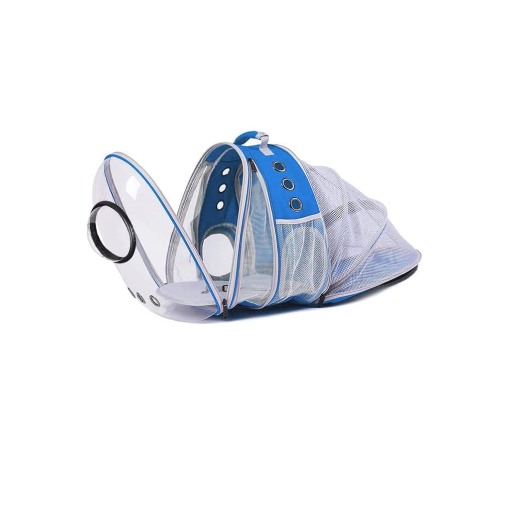 Floofi Cat Expandable Space Capsule Backpack - Model 2 (Blue) FI-BP-118-FCQ